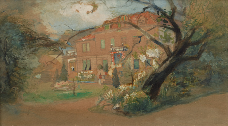 Wilhelm Kohlhoff - Mansion in a Park Mansion in a Park