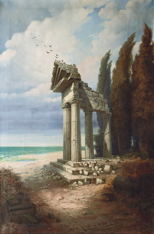 Der Kastor-und Pollux-Tempel in Agrigent