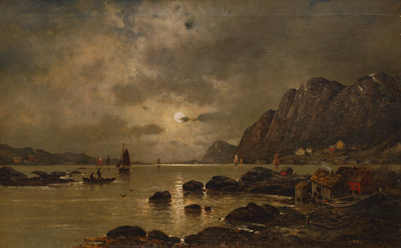 Fjord in the Moonlight