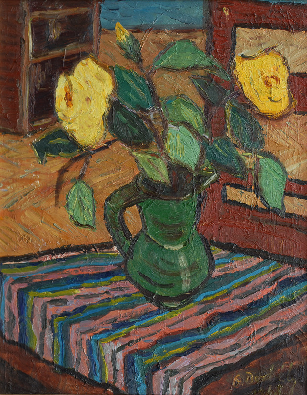 Still Life with yellow Roses