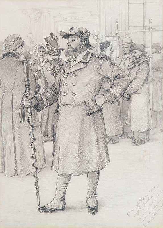 Christian Wilhelm Allers - Vestibül des Deutschen Theaters Vestibül des Deutschen Theaters
