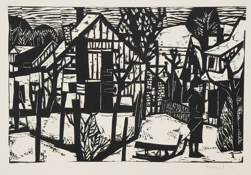 Diether Kressel - Winterly Village Scenery Winterly Village Scenery