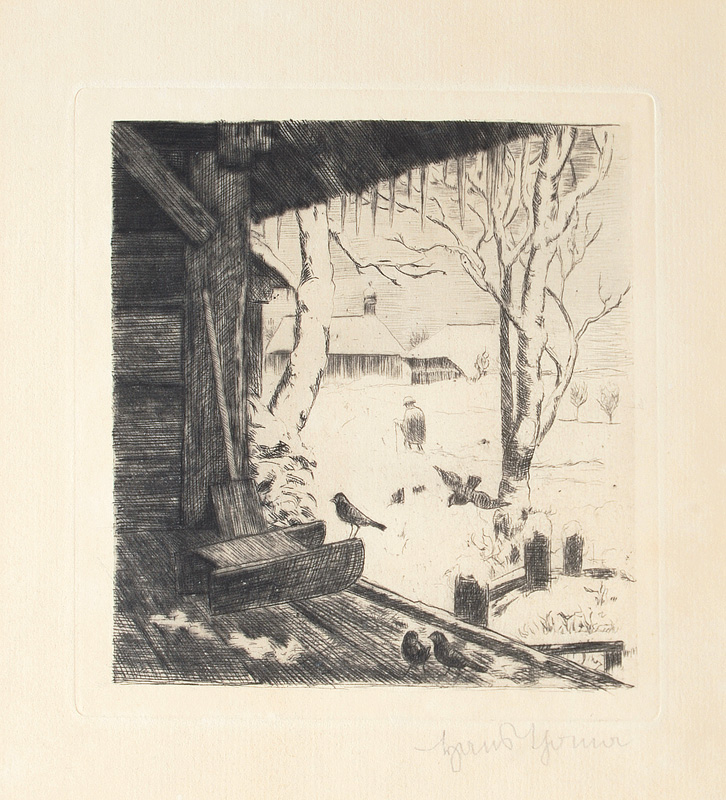 Hans Thoma - Winter Winter