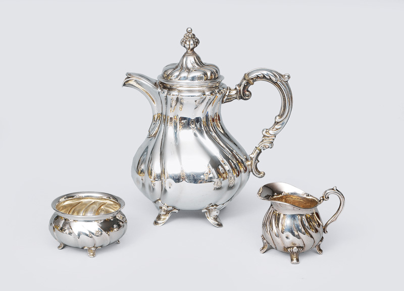 A coffee service in baroque style