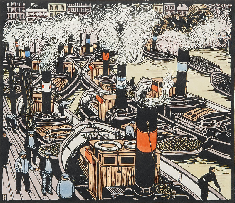 Paul Helms Schlepper am Baumwall