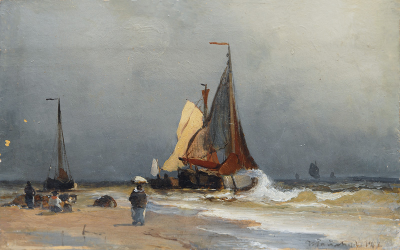 Arrival of the Fisherboats