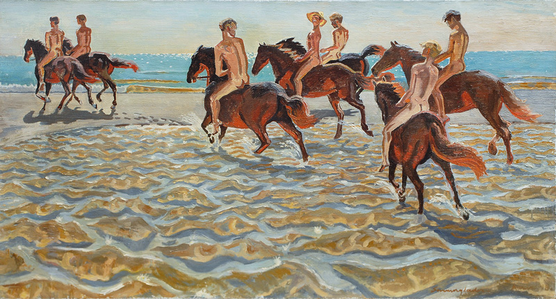Equestrian at the Beach