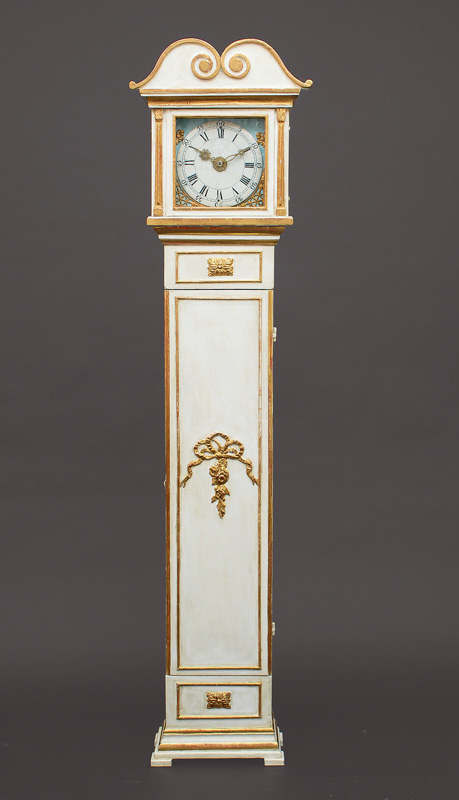A baroque long case clock