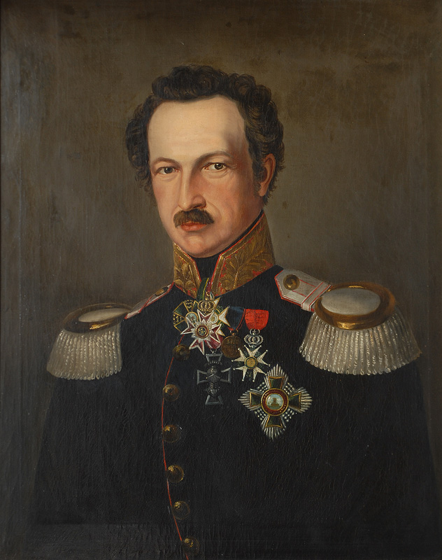 Bildnismaler - Portrait Philipp Freiherr von Hohenhausen Portrait Philipp Freiherr von Hohenhausen