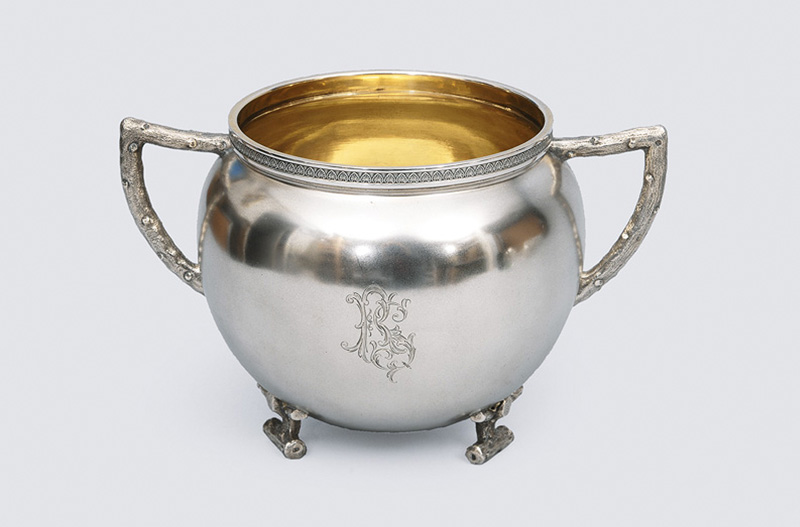 A russian punch handle bowl