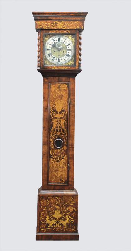 A rare Georgina long case clock by Henry Buxton