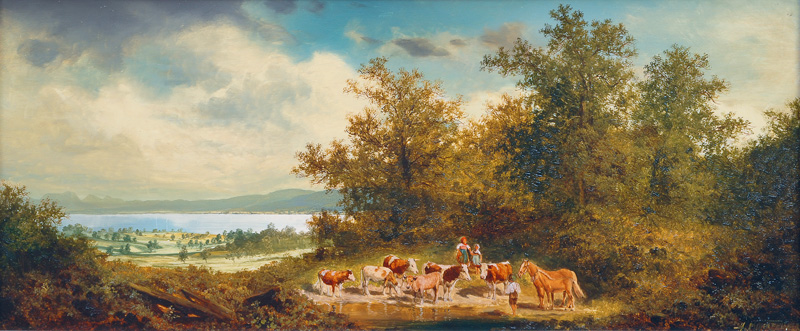 View of a Bavarian Lake