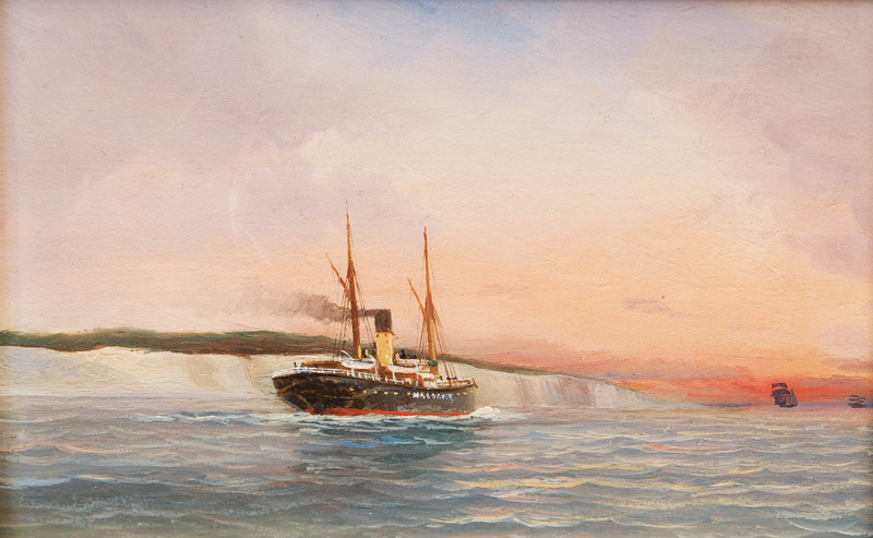 Steamship off the Danish Coast
