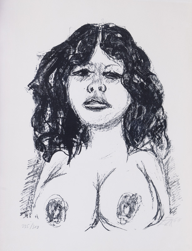 Otto Dix - Weiblicher Halbakt Weiblicher Halbakt