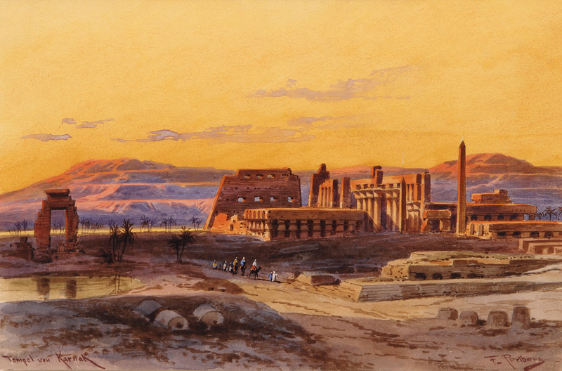 Friedrich Perlberg - Tempel von Karnak Tempel von Karnak