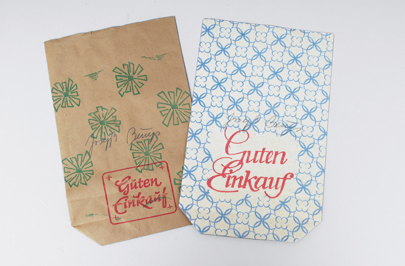 Joseph Beuys - A Pair of GDR Paper Bags A Pair of GDR Paper Bags