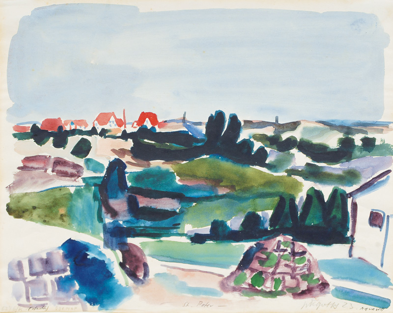 Friedrich Karl Gotsch - St. Peter-Ording St. Peter-Ording