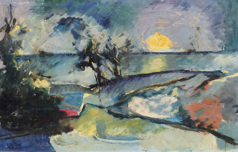 Willy Robert Huth - Abend an der Ostsee Abend an der Ostsee