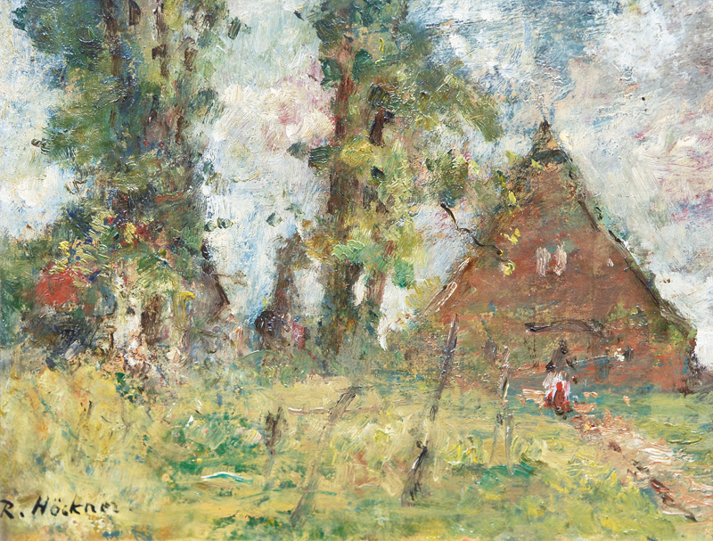 Rudolf Höckner - Cottage on the Edge of the Forest Cottage on the Edge of the Forest