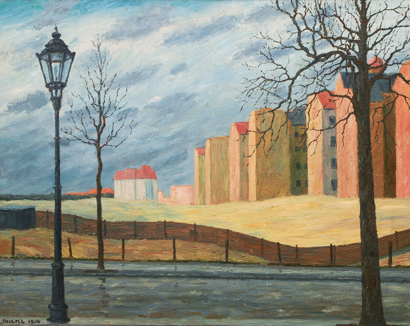 Leopold Thieme - Stadtlandschaft Stadtlandschaft