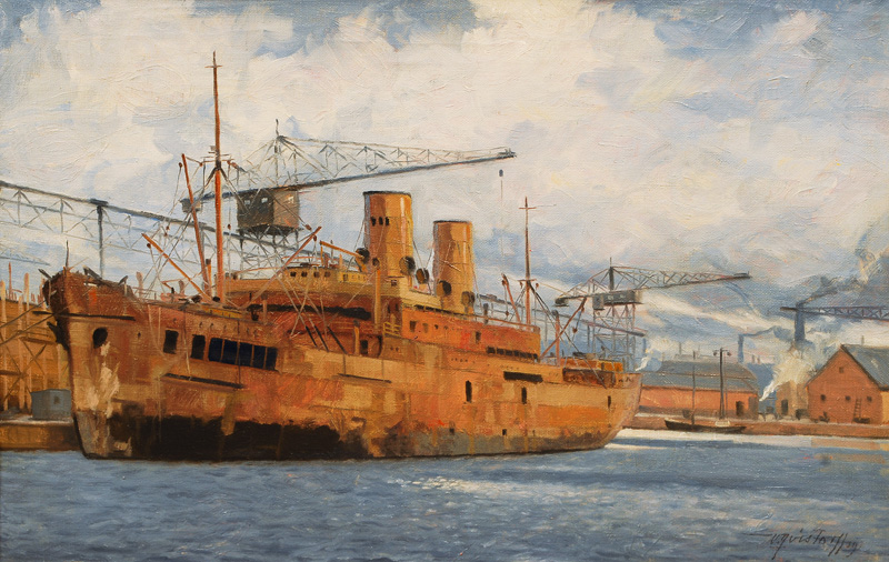 Ship in the Dockyard