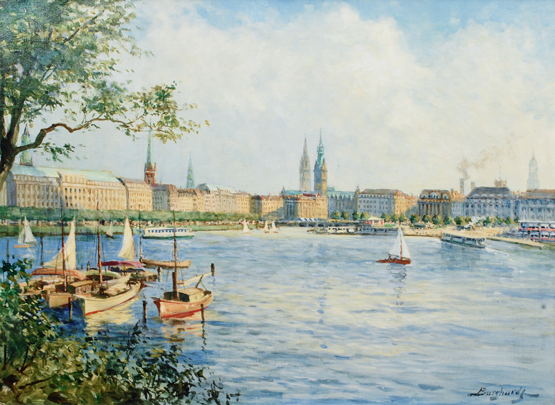 Panoramic View of the Alster