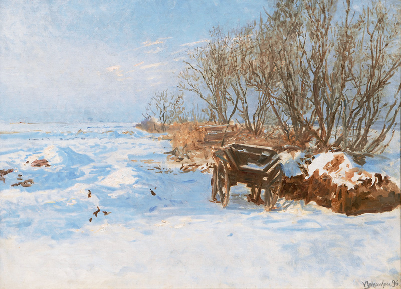 Winter Landscape with Cart