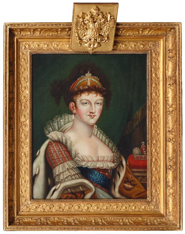 Russischer Portraitist - Portrait of Louise of Baden, Tsarina Elizabeth Alexeievna Portrait of Louise of Baden, Tsarina Elizabeth Alexeievna