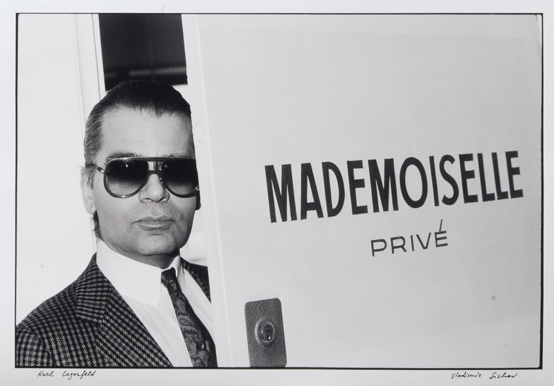 Portrait of Karl Lagerfeld