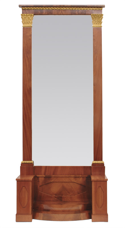 A large console mirror