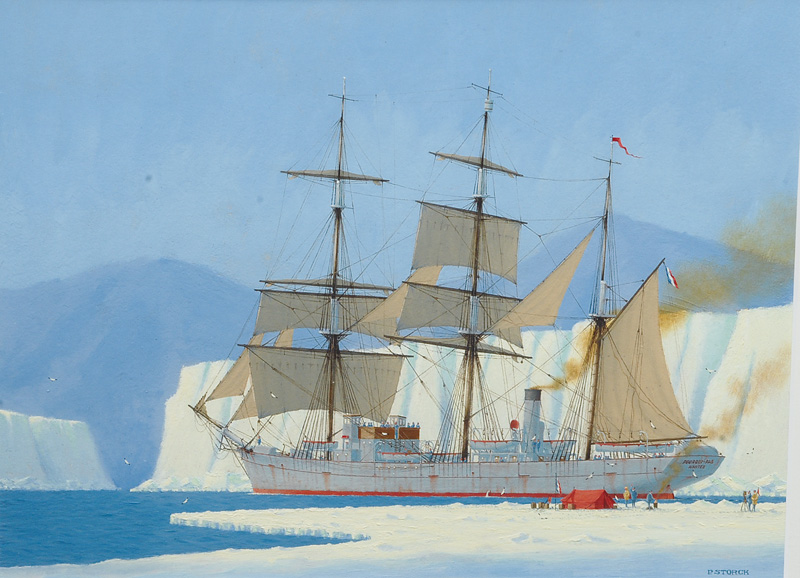 The Pourquoi-Pas off Greenland