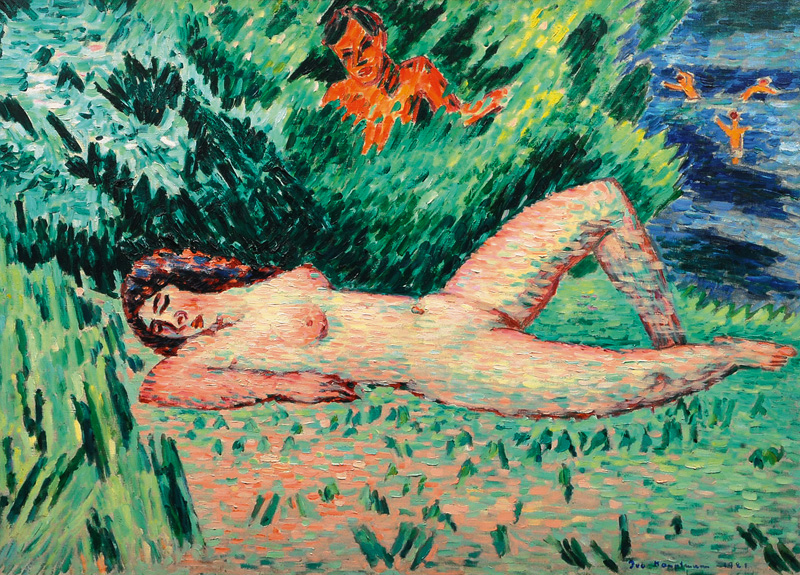 Ivo Hauptmann - Ruhendes Mädchen und Jüngling Ruhendes Mädchen und Jüngling