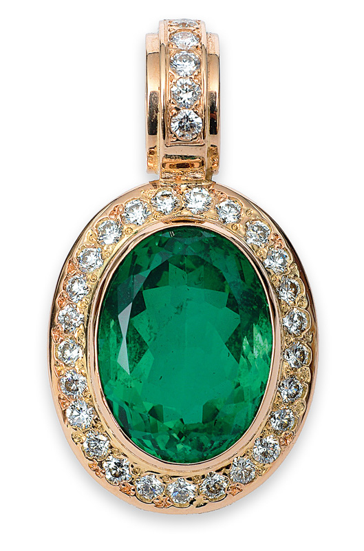 A precious Emerald pendant