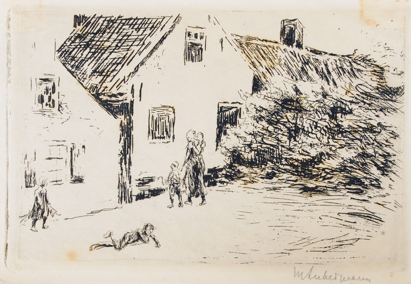 Max Liebermann - Dorfstraße Dorfstraße
