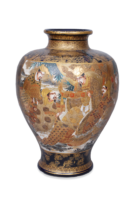 Große Satsuma-Vase