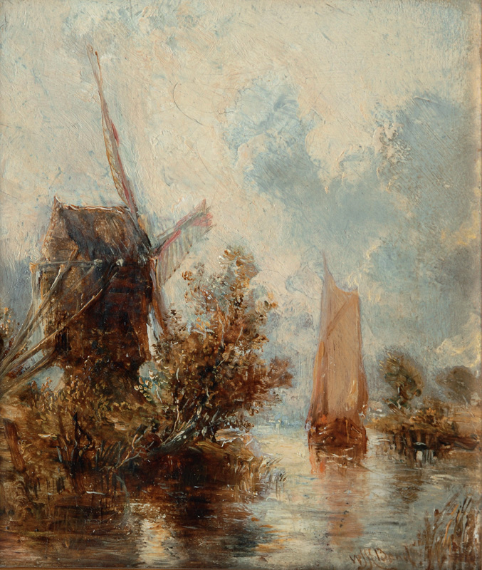 Windmühle am Wasser