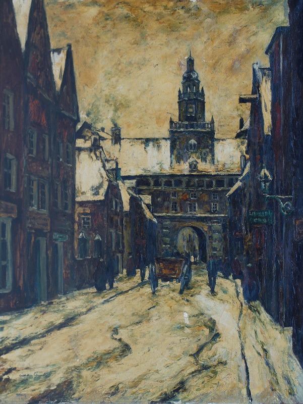 Winterly Street with Town Gate