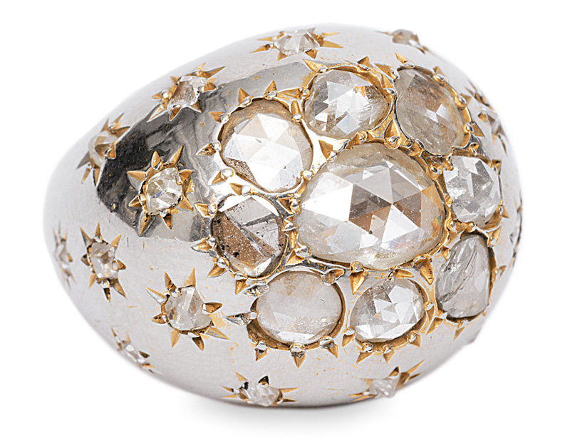 Art-Nouveau Diamant Bandring