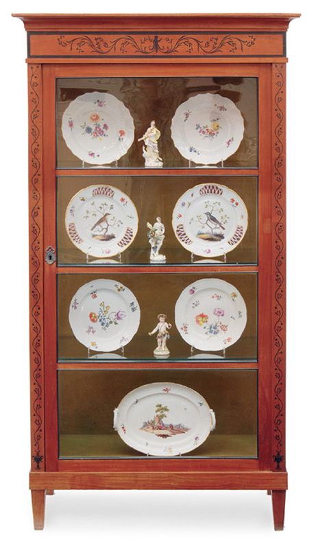 A cabinet in style of Biedermeier