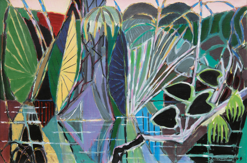 Fritz Kronenberg - Still Life with Water Plants Still Life with Water Plants