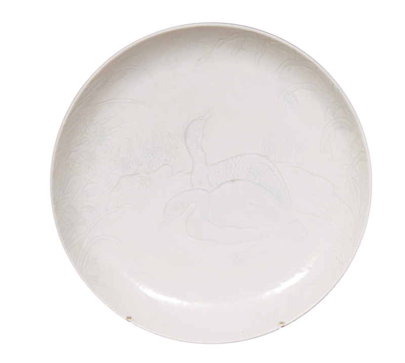 A Clair-de-Lune bowl with ducks