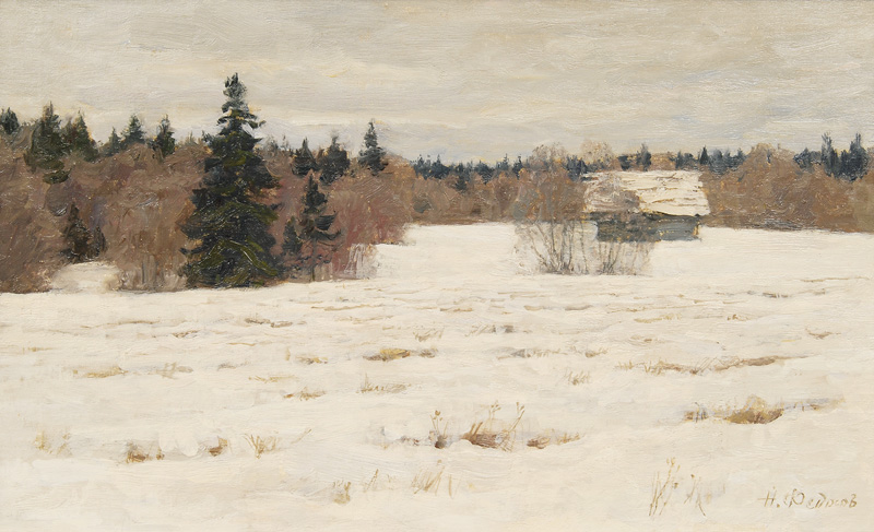 Nikita Petrowitsch Fedosov - Field in the Snow Field in the Snow