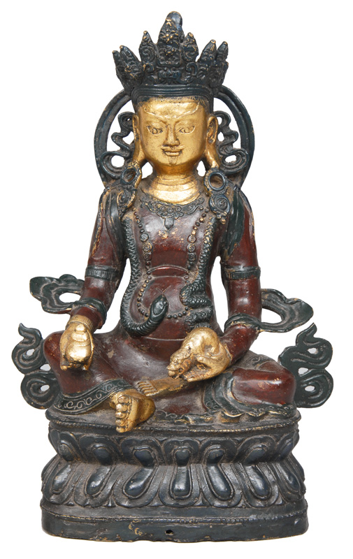 A bronze Bodhisattva