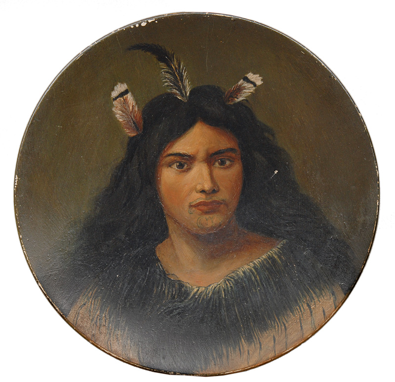 Portrait eines Maori