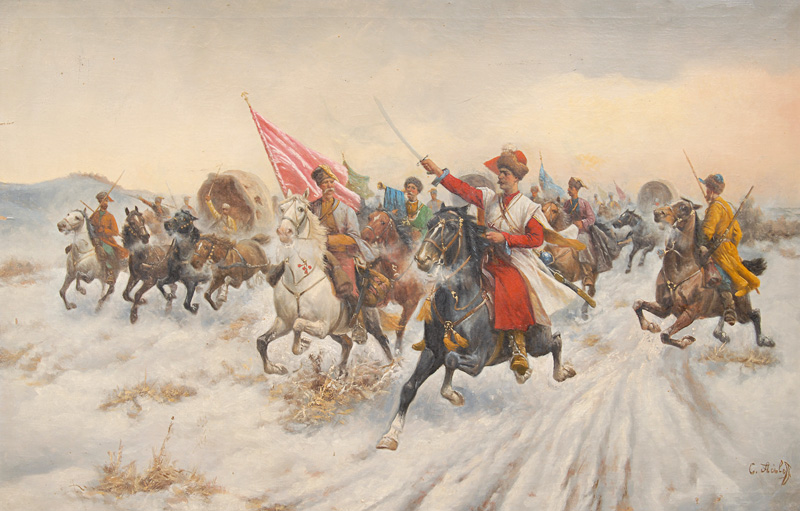 Attacking Cossacks
