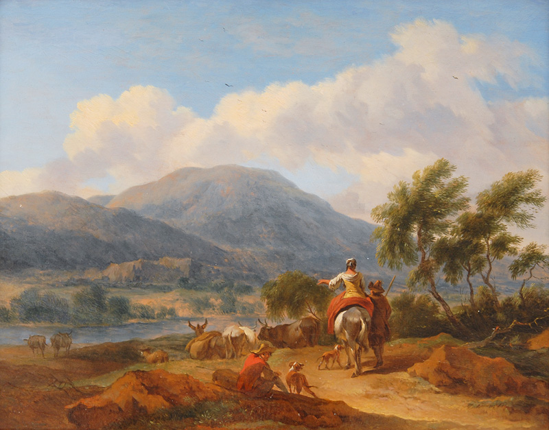 Italian Landscape with Companion Piece
