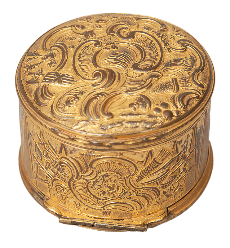 A Rococo thaler box