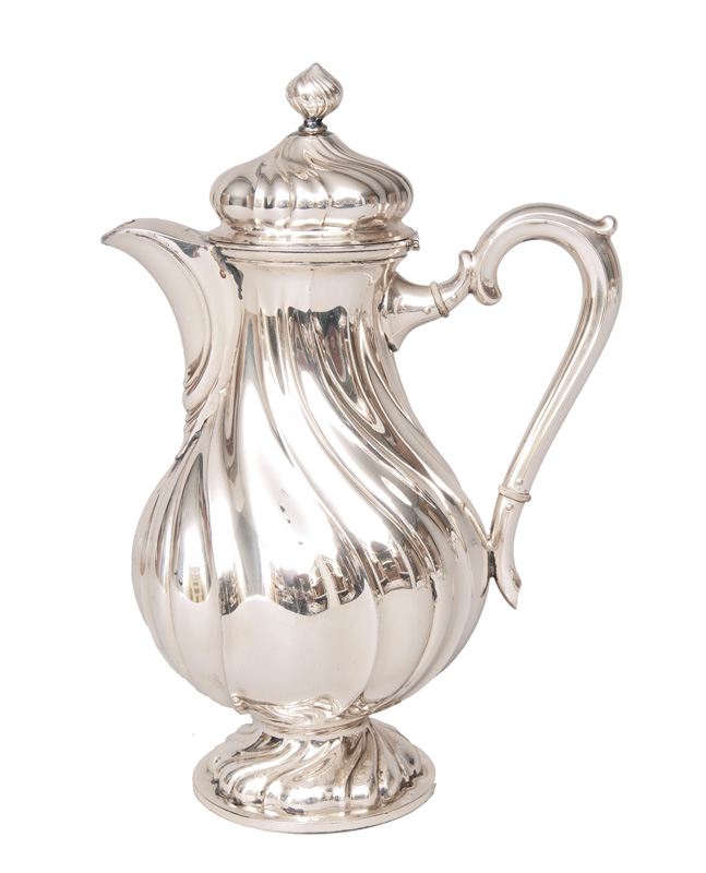 A coffee pot in baroque style