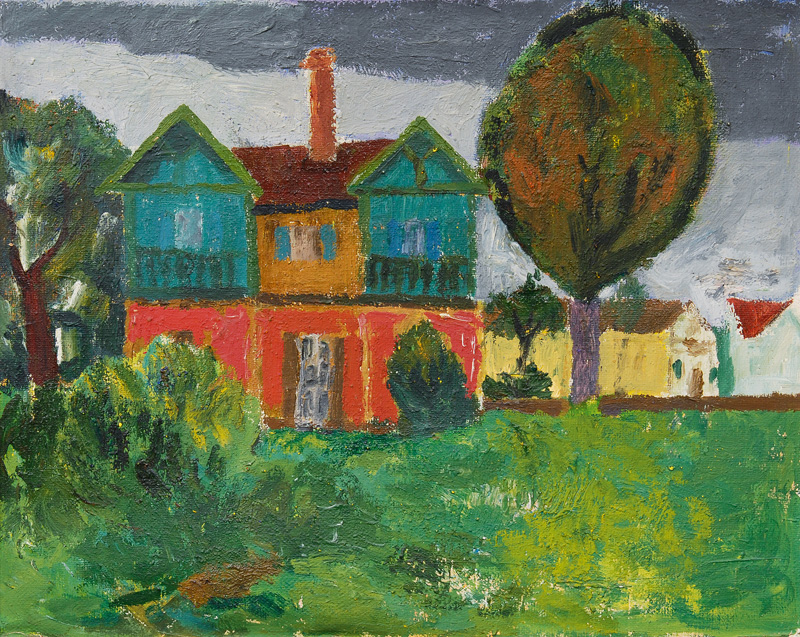 Walter Becker - Das rote Haus in Dießen Das rote Haus in Dießen
