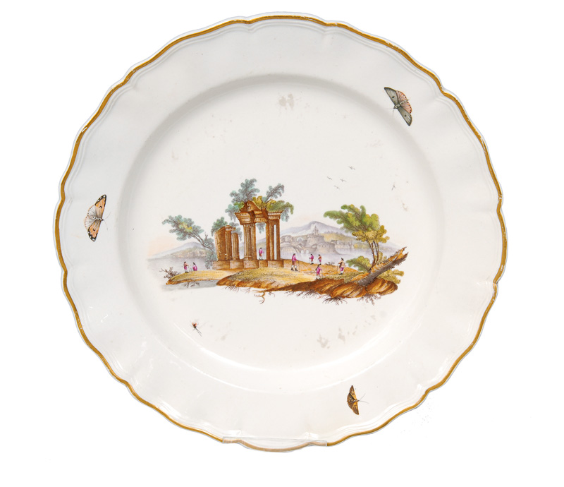 A plate with ruins in Campania